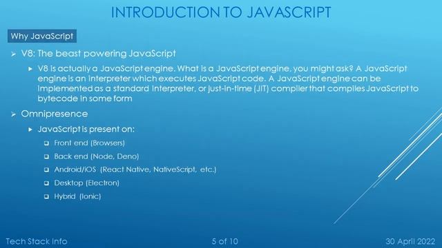 Introduction to JavaScript | What is JavaScript | Why JavaScript | Top 10 uses of JavaScript