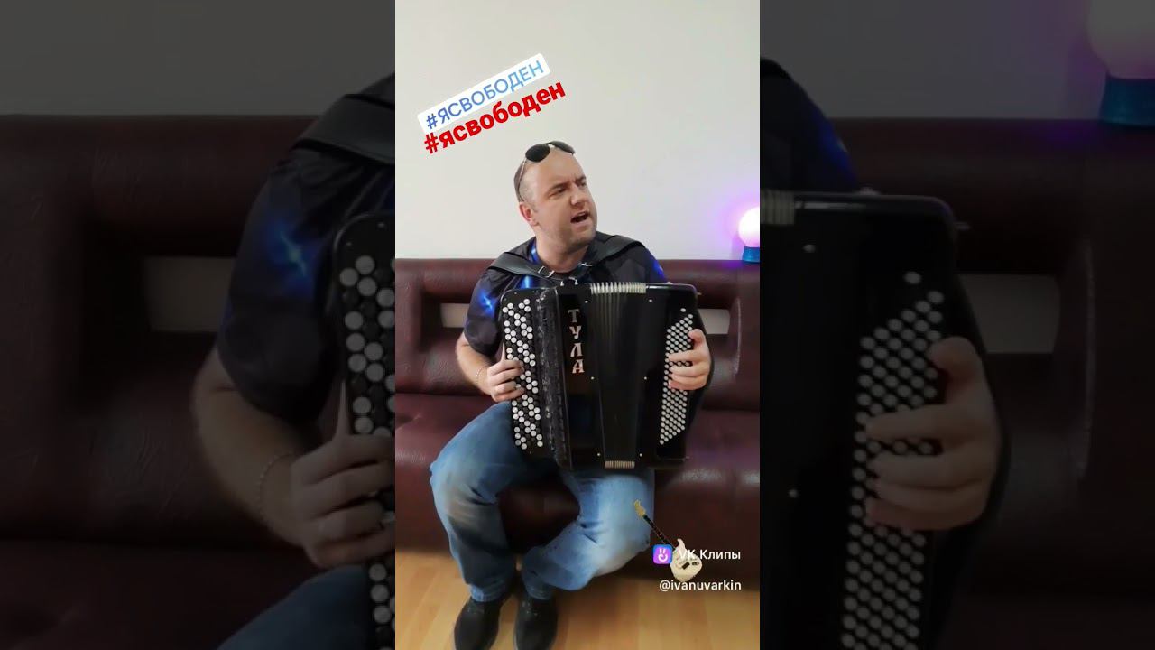 "Я свободен" под баян.   #ясвободен #Кипелов #ИванУваркин #музыкабаян