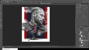 Adobe Photoshop Tutorial l Sports Poster Design l Soccer 2021