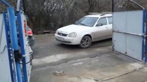 Работа автоматики для распашных ворот HomeGate200