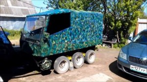 красим в камуфляж болотоход