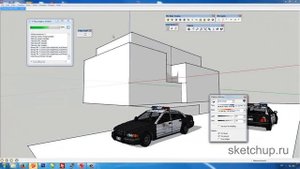 SketchUp Спецэффект встраиваем 3D модель в фото