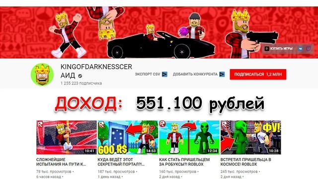 СКОЛЬКО ЗАРАБАТЫВАЮТ ЮТУБЕРЫ В РОБЛОКС | РОБЛОКС ROBLOX | Узнаем сколько получают роблоксеры в меся