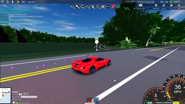 Review of the Ford GT in Ultimate Driving Roblox! смотреть онлайн