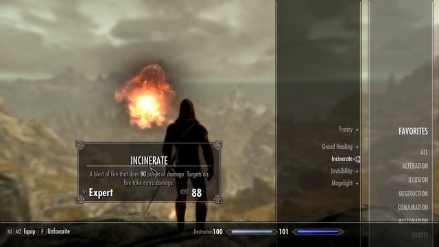 Skyrim: Taking Aspect Of Terror Illusion Perk Also Boosts Fire Spell Damage смотреть онлайн