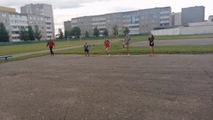 Разминочная тренировка по бегу для детей.