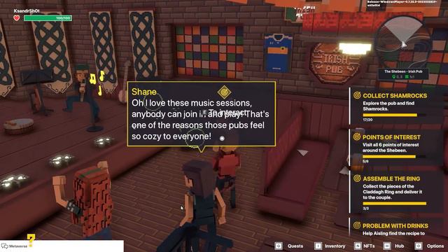 The Sandbox The Shebeen - Irish Pub. Прохождение с озвучкой. All Quest 100%, 10/10