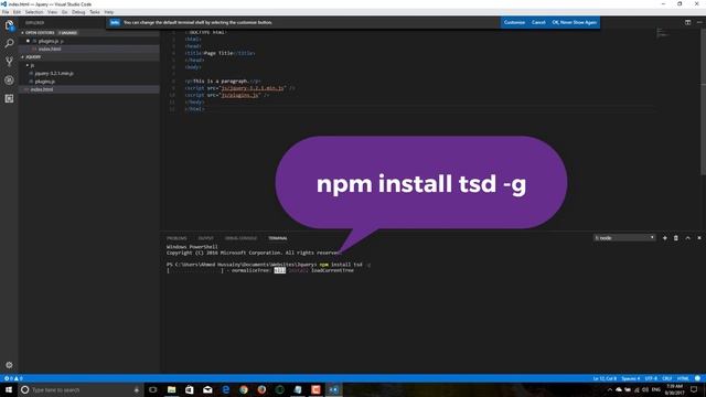 Jquery intellisense with Visual studio code смотреть онлайн