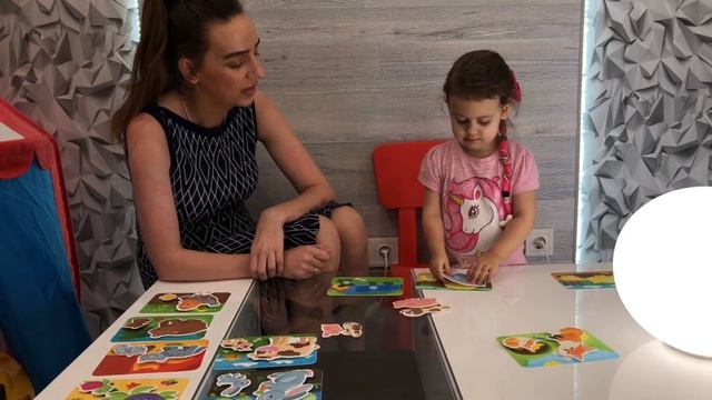 Развивающие игры для детей.Игрушки на липучках.Животные.Мама и Малыш.Play In Developmental Games