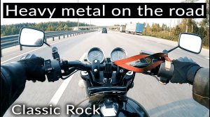 Heavy metal on the road/Classic Rock/Motorcycle trip/honda vrx 400