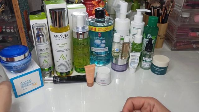 ❤ УХОД ЗА ЛИЦОМ / ОКТЯБРЬ 2023 / БЮДЖЕТНЫЙ УХОД / РАСХЛАМЛЕНИЕ / ЗАПАСЫ КОСМЕТИКИ / ARAVIA / НОВИНК