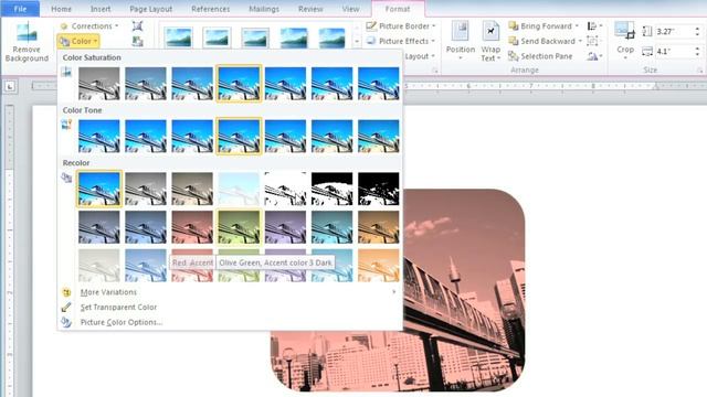 Word 2010: Formatting Pictures смотреть онлайн