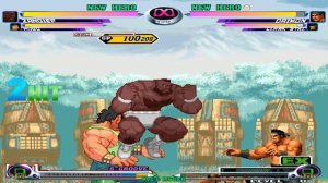 ZANGIEF, HUGO VS GORO DAIMON, CLARK STEEL CAPCOM GRAPPLERS VS SNK GRAPPLERS INSANE FIGHT!!