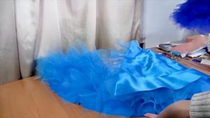 Особенности юбки из фатина "Кристалл". Юбки Хризантемы часть 13