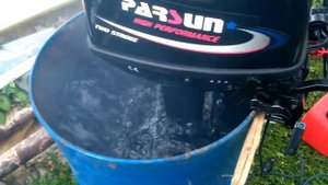 Обкатка мотора парсун 9,8