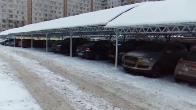 навесы для машин на автоятоянке. смотреть онлайн