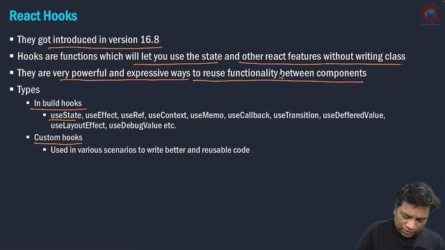 Introduction to react hooks смотреть онлайн