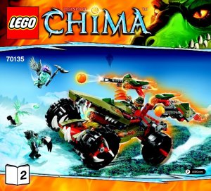 Конструктор Lego Chima 70135 Огненный страйкер Крэггера Сборка и обзор