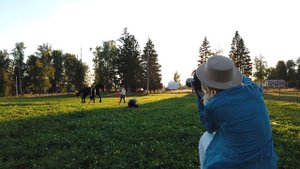 Фотосессия с лошадью. Бэкстейдж и результат.