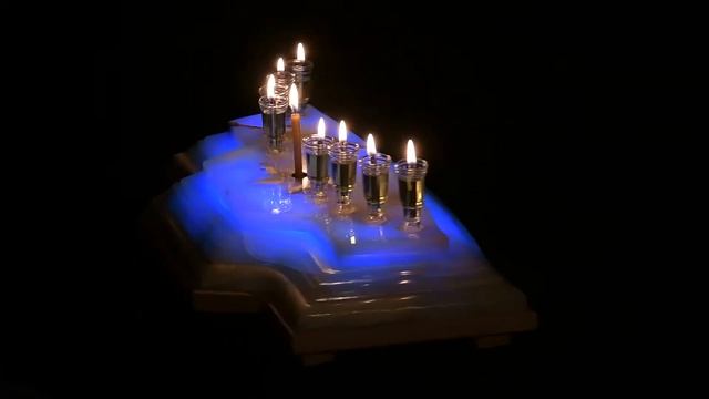 Ханукальный подсвечник из оникса... смотреть онлайн