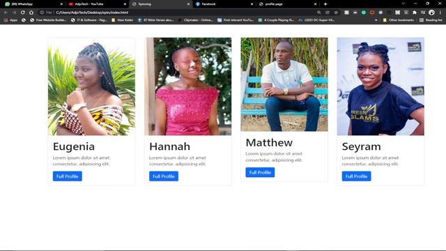 Responsive Cards with Bootstrap смотреть онлайн