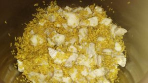 Каша из булгура со свининой