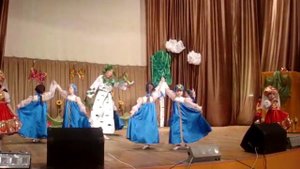 Танцы в детском саду  Берёзка белая