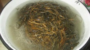 Морская капуста в кунжутном масле