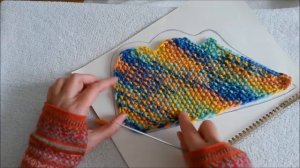 Вязание спицами. Подхват для штор "Бабочка"