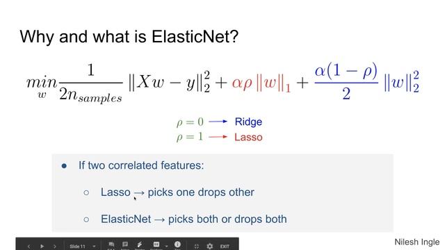 #33: Scikit-learn 30:Supervised Learning 8: Intuition for ElasticNet смотреть онлайн