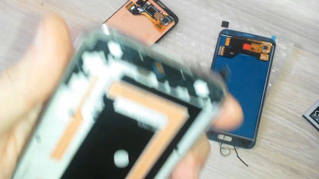 замена дисплея Samsung galaxy S5 смотреть онлайн