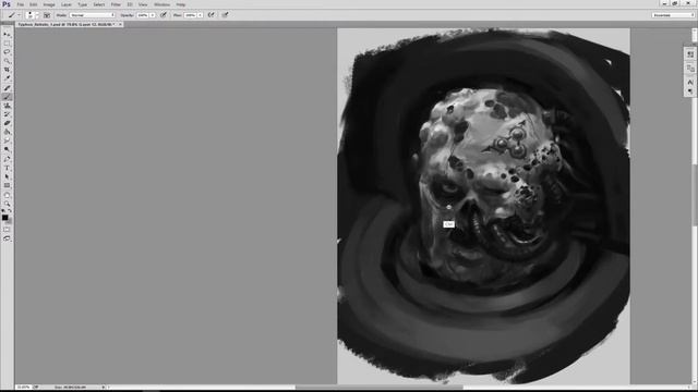 Time Lapse painting _ digital art: Tifus/corrupted preHeresy portrait смотреть онлайн