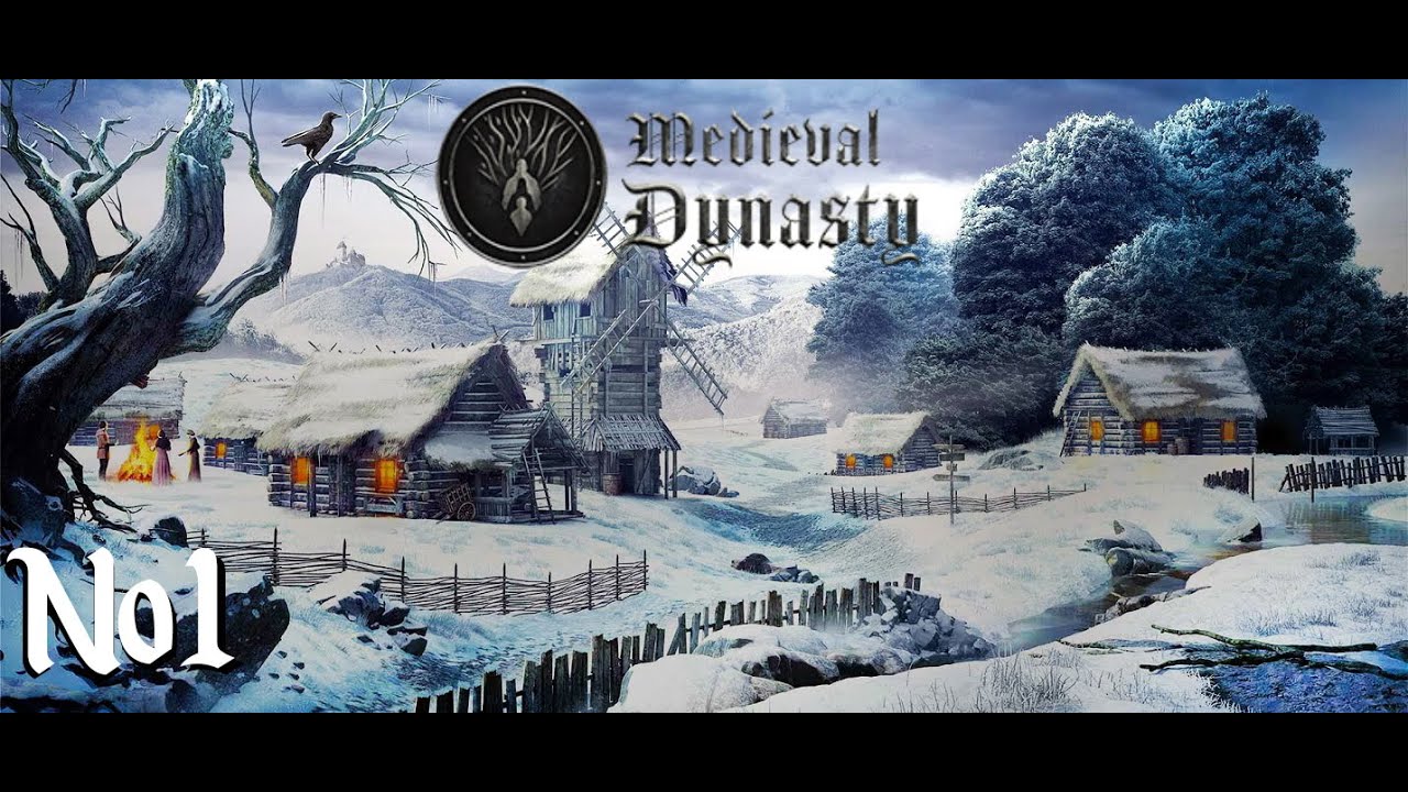 Строим первую халупу - Medieval Dynasty #1
