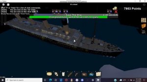 Roblox Titanic saving the ship alone