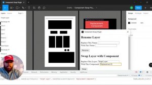 Change Layer Names & Swap Layers With Components Using Figma Plugin