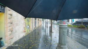 BEAUTIFUL JERUSALEM. I LIKE Walking in the RAIN