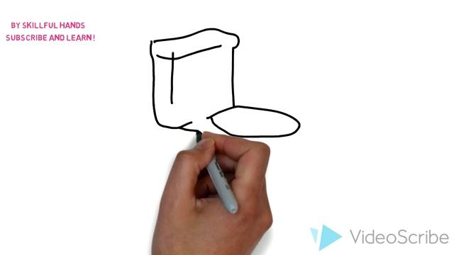 How to Draw a toilet / Как нарисовать туалет смотреть онлайн