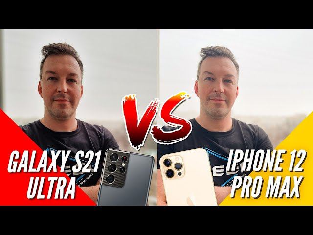 БОЛЬШОЙ тест GALAXY S21 ULTRA vs IPHONE 12 PRO MAX. Сравнение камер