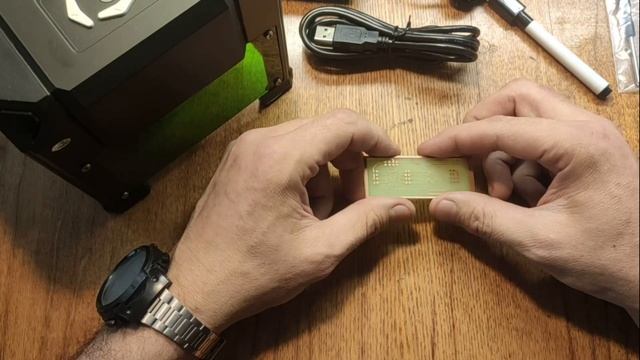 Печатная плата на бюджетном лазерном гравере с али. смотреть онлайн