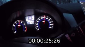 РАЗГОН СОЛЯРИСА ОТ 0 ДО 160 км/ч (107 лс. 1.4 АТ)