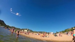 Баянаул  На пляже озера Жасыбай