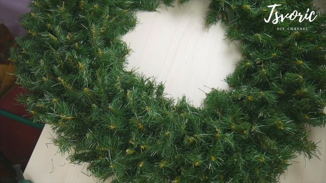 New Year's decor from an old Christmas tree / Из старой ёлки в новогодний декор / DIY TSVORIC смотреть онлайн