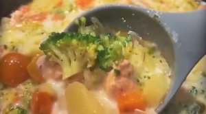 Сливочно рыбный суп с брокколи 🥦