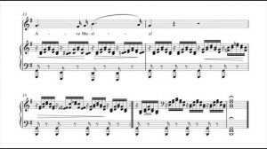 Ave Maria - F. Schubert. Karaoke. G major low voice