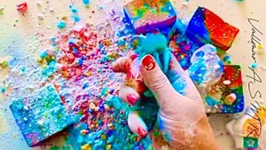 Яркий, красочный мел??