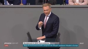 Christian Lindner (FDP) in der Generaldebatte am 27.11.19