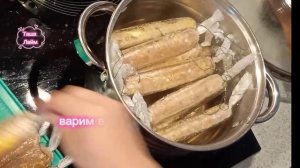 Готовим дома колбаски в пищевой пленке.