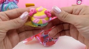Мультик Шопкинс с конфетами Num Noms Party Hair