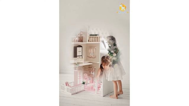 Кукольный домик, детская кухня, туалетный столик для девочки, паркинг, мебель для кукольного домика смотреть онлайн