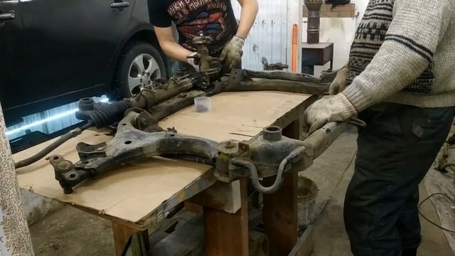 Разбираем рулевую рейку KIA Cerato для восстановления смотреть онлайн